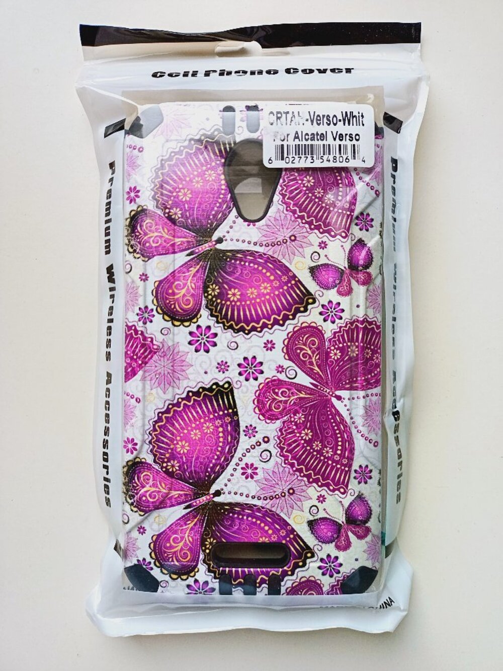 Butterfly Alcatel Verso Case Cell Phone Cover Butterflies New in Package 5044r